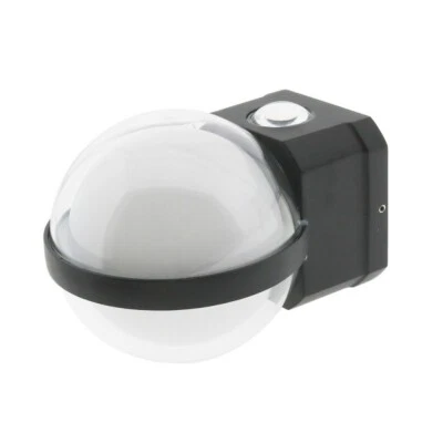 Applique Led da parete World 10W Nero IP54 Bianco caldo 3000K M LEDME - Immagine 1 di 4