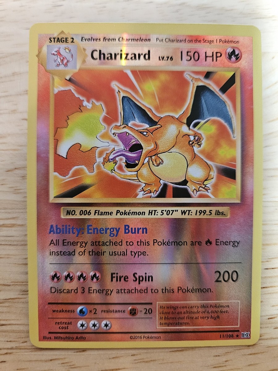 ポケモン - 英語版リザードン・XY EVOLUTIONS CHARIZARD 2016 Charizard 2016 Pokémon TCG XY Evolutions Holo #11 (Ungraded