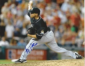 **GFA Miami Marlins *A.J. RAMOS* Signed 8x10 Photo AD1 COA** - Foto 1 di 1
