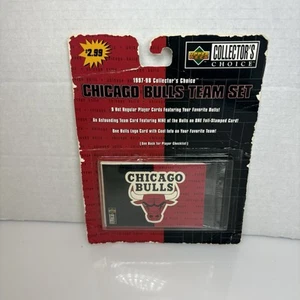 UPPERDECK CHI. BULLS 97-98 TEAM SET W/JORDAN-PIPPEN NEW UNOPENED - Picture 1 of 2
