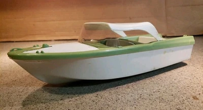 Vintage 1963 Tonka Green Clipper Boat No. Juego de salón exterior 2140 Foto 1 de 4
