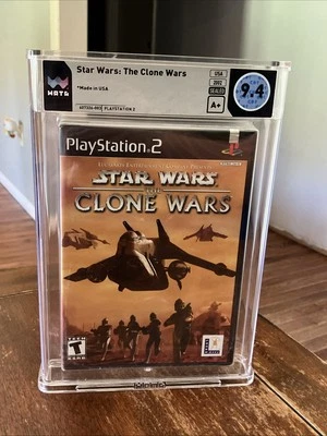 Graded Star Wars The Clone Wars PlayStation 2 PS2 WATA 9.4 A+ New grading Game - Image 1 of 4