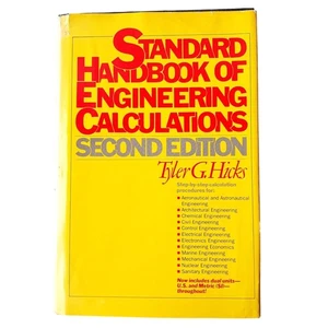 Standard Handbook Of Engineering Calculations Second Edition By Tyler G. Hicks H - Bild 1 von 5
