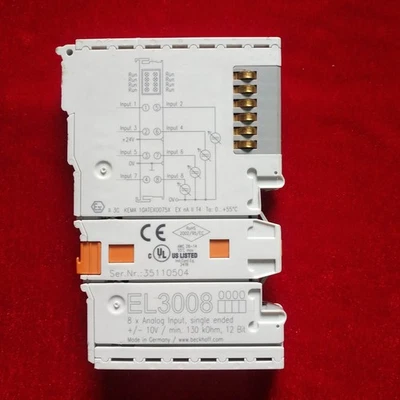 Used For BECKHOFF PLC module EL3008 Free Shipping - Image 1 of 3