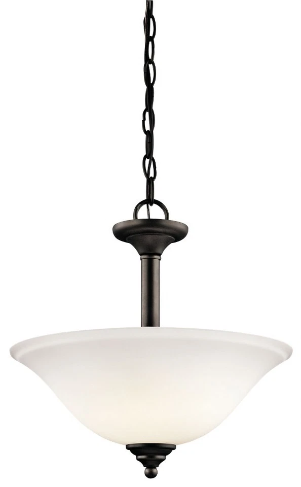 Kichler 3694OZW Armida Round Pendant 2 Light 200 Total Watts Olde Bronze