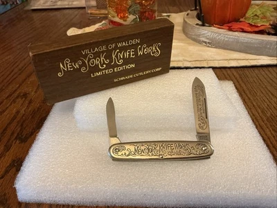 1976 Schrade,New York Knife Works,Village of Walden Pocket Knife,MIB,Lmtd.#2635 - Image 1 of 4