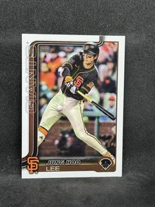 2025 Topps #277 Jung Hoo Lee Gigantes de San Francisco casi nuevo - Imagen 1 de 6
