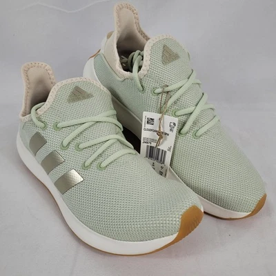 ADIDAS Cloudfoam Pure SPW Sneaker Women's Size 9.5 Seafoam Green JI4875 NIB - Image 1 of 4