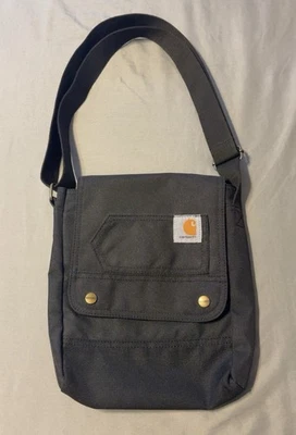Carhartt Rain Defender Crossbody Bag Black Snap Closure Water Repellant Durable - Image 1 of 4