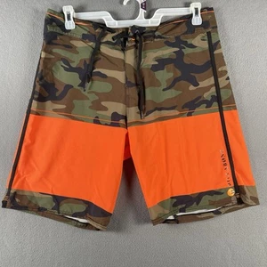 Billabong Platinum X PX2 Recycler Board Shorts Mens 34 Camo Orange Black Surf - Picture 1 of 10
