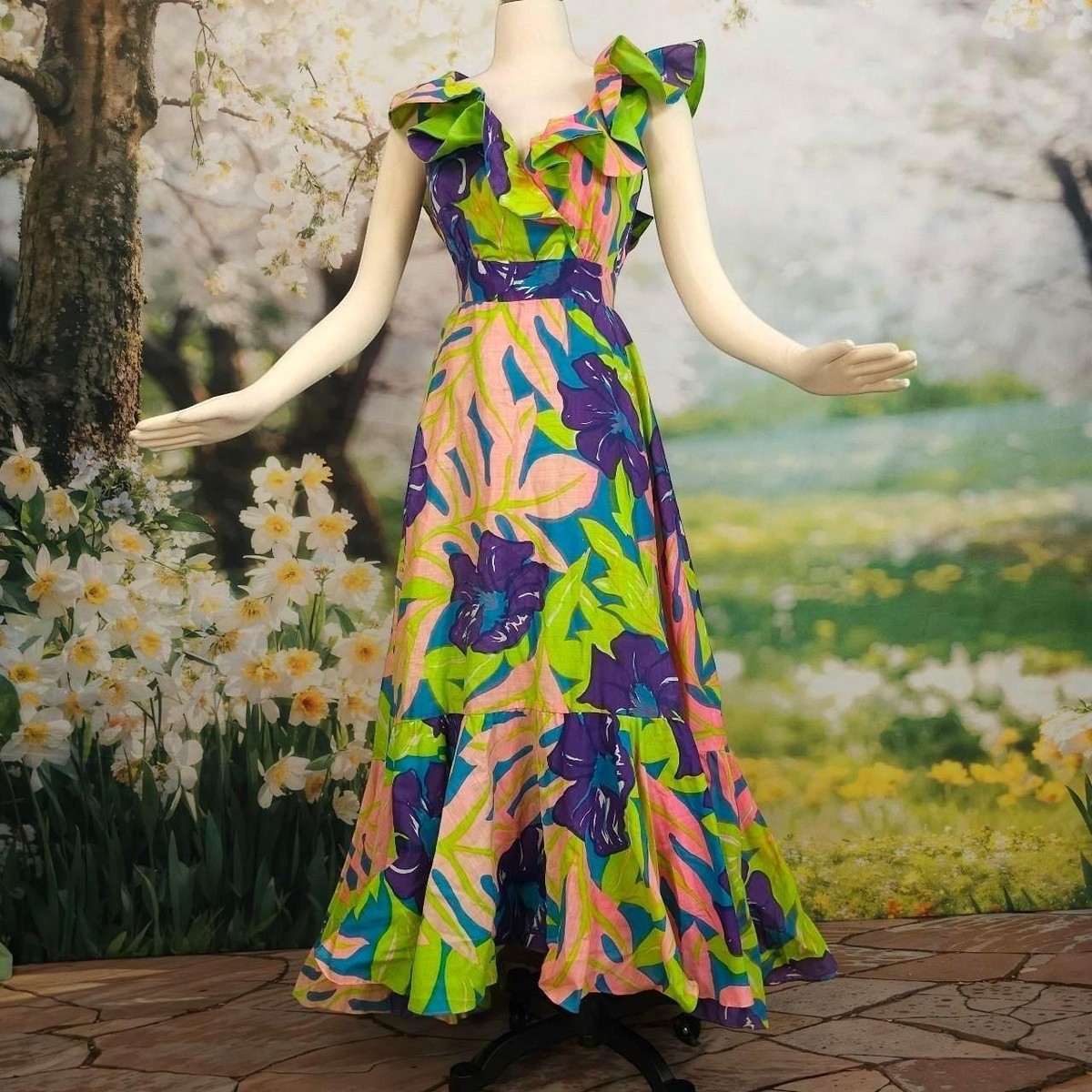 Hawaiian 1960s Vintage Dresses for Women for sale | eBay