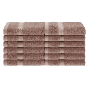 Rayon from Cotton Blend Face Towel Set, Ideal for Bathroom, Guest Bath, Gym, ... - Picture 1 of 6