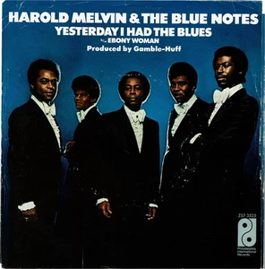 HAROLD MELVIN & BLUE NOTES "Yesterday I Had The Blues" PIR M- w/PS M- Stock MFSB - Picture 1 of 4