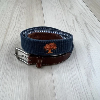 Peter Millar Needle Point Adjustable Belt Men’s Size 40 Oak Tree Country Club - Image 1 of 4