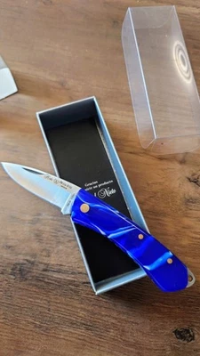 Miguel Nieto Arco Iris Blau, AN58 Stahl,  Made In Spanien - Bild 1 von 4