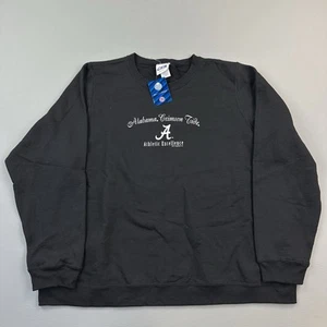 Vintage Alabama Crimson Tide Sweatshirt Women's 1X Black Logo Spell Out NWT - Picture 1 of 10
