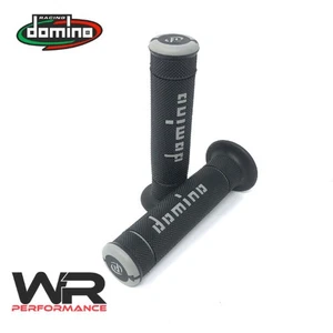 Manopole Domino bianche A240 per Aprilia RSV1000R RSV4 1000 1100 - Foto 1 di 1