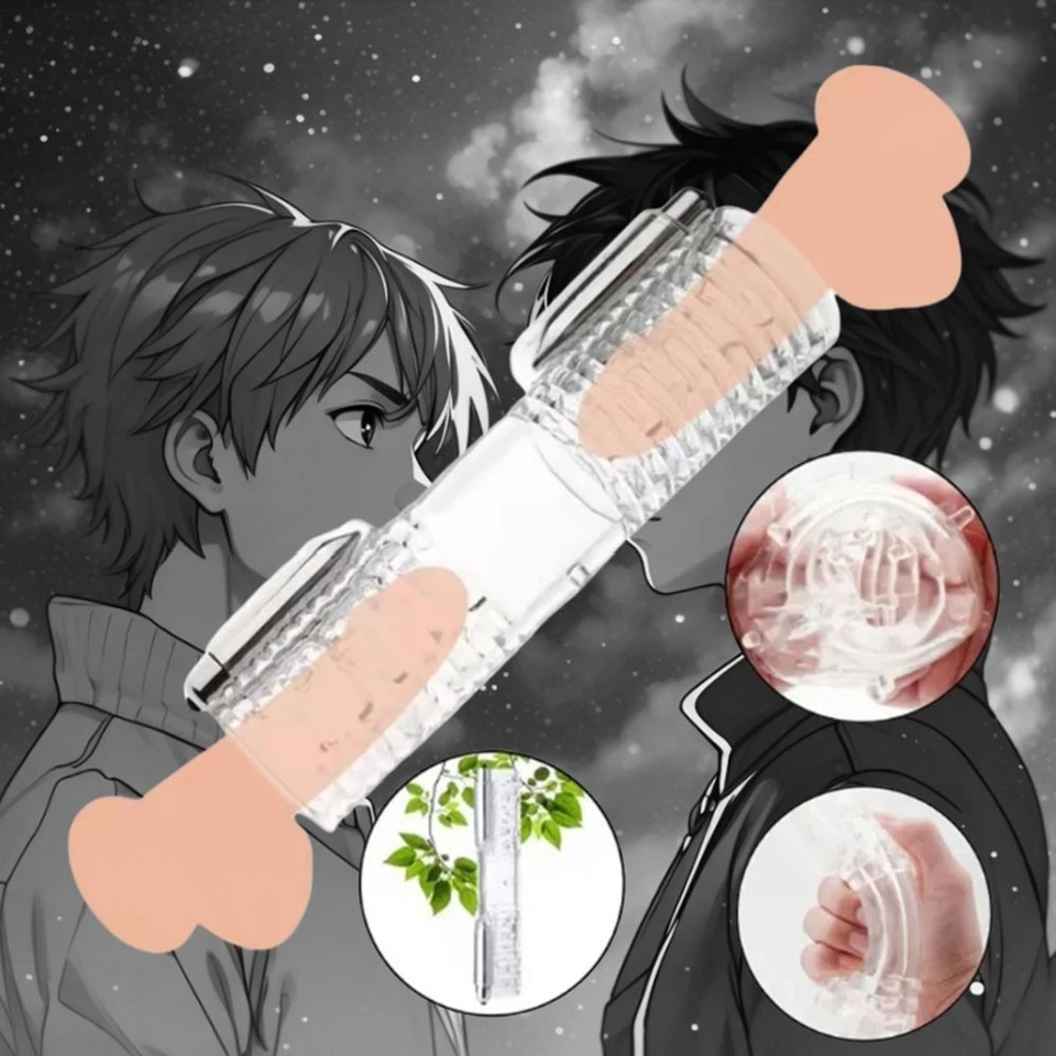 Doble Stroker Gay Masturbador Masculino Retraso Masturbador Duradero Pene Juguete Sexual Foto 1 de 4