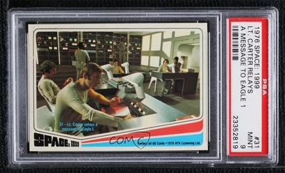 1976 Donruss Space: 1999 Lt Carter Relays a Message #31 PSA 9 MINT 0ts2 - Image 1 of 3