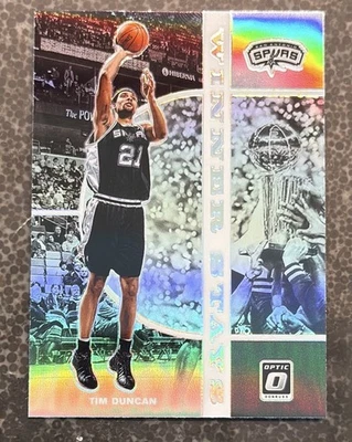 Panini Donruss Optic 2019-20 - Winner Stays Tim Duncan #7 Holo Prizm Foto 1 de 2