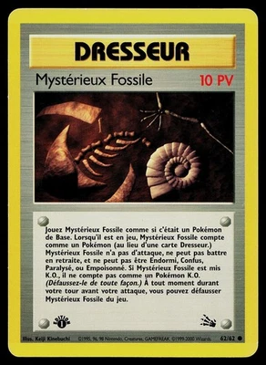 Pokemon Fossil 62/62 Mysterious Fossil 1st Edition ITALIAN - Image 1 of 2