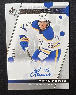 2022-23 SP Authentic Future Watch Auto #102 Owen Power Buffalo Sabres - Image 1 of 2