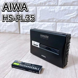 AIWA HS-PL35 Black Stereo Cassette Player with Auto-Reverse Portable Player - Picture 1 of 10