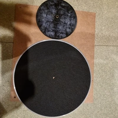 Dual CS 415-2 Turntable PLATTER and drive wheel  Genuine Part  - Image 1 of 2