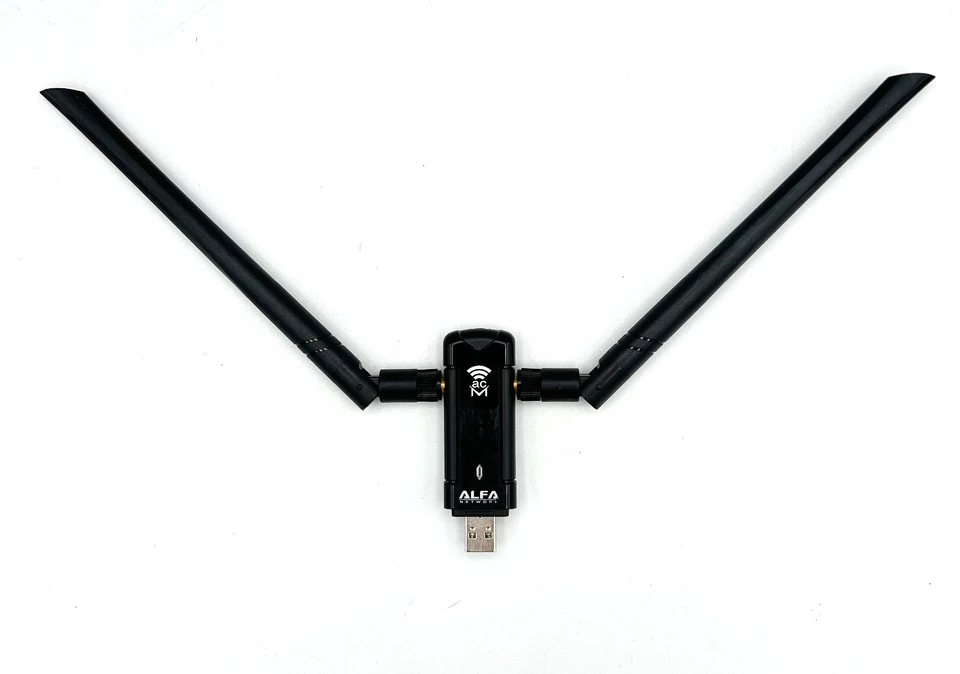 Alfa AWUS036ACM 802.11ac 867 Mbps Long Range WiFi USB Adapter DUAL BAND Mediatek - Image 1 of 3