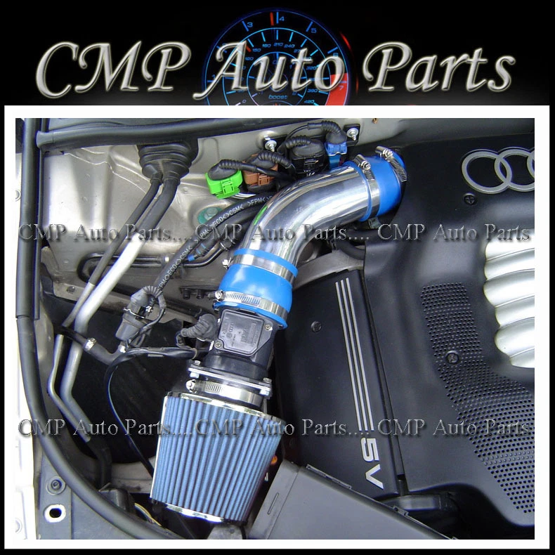 KIT ADMISIÓN AIRE AZUL APTO PARA AUDI A4 QUATTRO A6 1996-2000 MOTOR V6 2.8L Foto 1 de 1