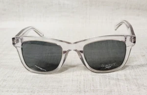 GANT Women's Small Sunglasses Clear Frame Black Lenses #GRS WOLFIE NEW!!! - Picture 1 of 4