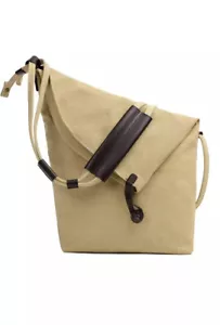 Puluo Beige Hobo Bag, Schultertasche Canvas Tasche für Erwachsene Crossbody Messen - Bild 1 von 4