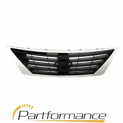 Parachoques delantero cromado 623103BA5A apto para Nissan Versa 2012-2014 sedán SV SL 623103 Foto 1 de 4