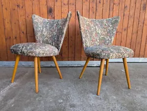 Thonet Cocktail Sessel Vintage Designer Stuhl Holz 50er Mid Century Danish 1/2 - Bild 1 von 9