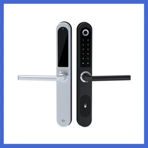 Biometric Fingerprint+Digits Pad+RFID Card+APP f/Narrow Side Push/Pull Door Lock - Picture 1 of 9