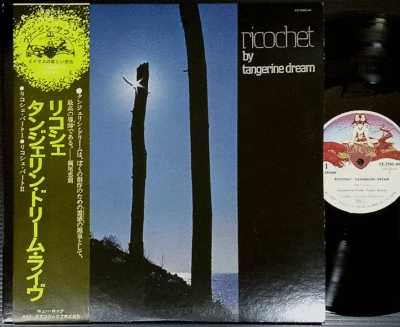 TANGERINE DREAM Ricochet '76 japan org LP w/OBI german synth prog electronic - Image 1 of 2