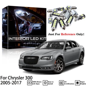 18Pcs White LED Interior Bulbs + License Plate Lights Fit For 05-17 Chrysler 300 - Picture 1 of 12