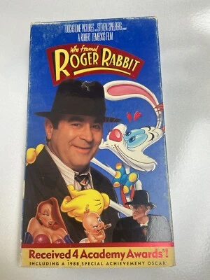 Vintage VHS Who Framed Roger Rabbit Original Release Large Cassette Tape Logo - Image 1 of 4
