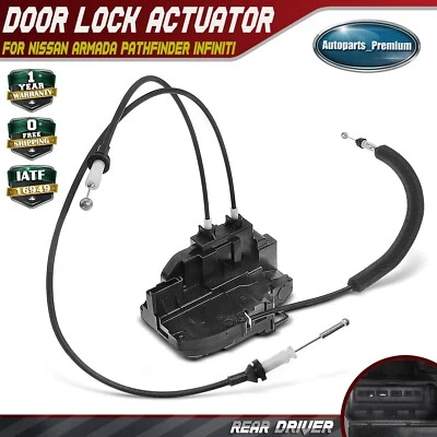 Actuador de cerradura de puerta trasera izquierda para Nissan Armada 2005-2007 Infiniti QX56 2004-2007 Foto 1 de 4