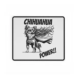 Chihuahua Power Desk Mats mouse pad computer pet puppy dog animal lover owner - Picture 1 of 13