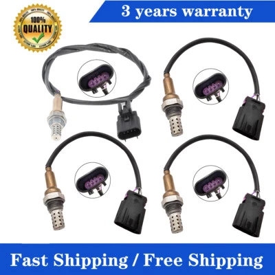 Set Of 4 O2 Sensor Upper+Lower For Hyundai 2006 -2011 Azera 2007 -2010 Entourage - Image 1 of 4