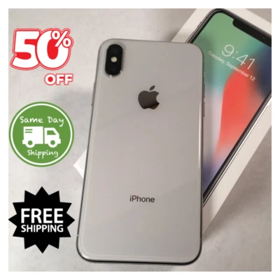 Apple iPhone X 64GB 256GB Smartphone Unlocked Verizon At&t T-Mobile Clean ESN - Image 1 of 4