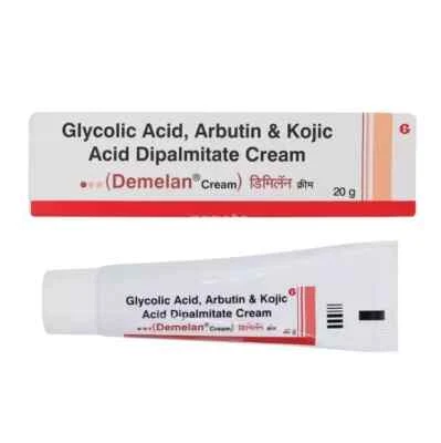 GLENMARK Demelan Crème Acide Glycolique Arbutine Acide Kojique pour Hyper Pigmentation...