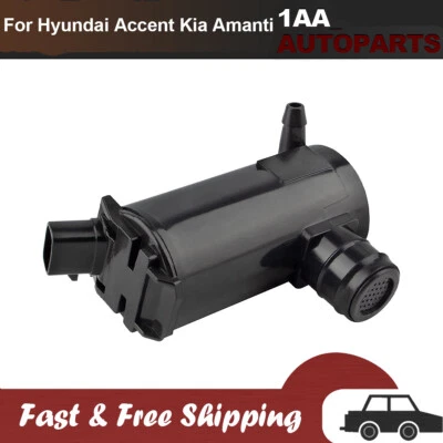 For Hyundai Accent Elantra Sonata Kia Windshield Washer Pump Motor 98510-3B000 - Изображение 1 из 4