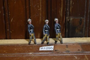 LOTE DE 3 SOLDADOS DE JUGUETE DE PLOMO DEL EJÉRCITO DE METAL DE LOS AÑOS 30 SIN BASES HOMBRE MARCHANDO - Imagen 1 de 15