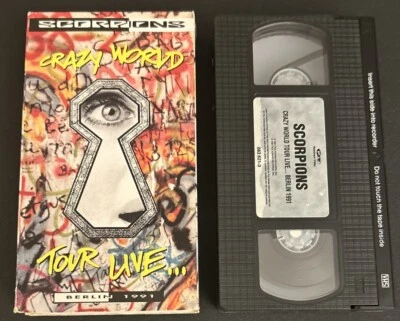 Scorpions Crazy World Tour Live Berlin 1991 VHS Big City Nights Wind Of Change - Image 1 of 4
