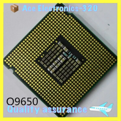 Intel Core Q9650 2 Quad  3GHz/12M/1333 Quad Core LGA 775 CPU Processor - Image 1 of 3