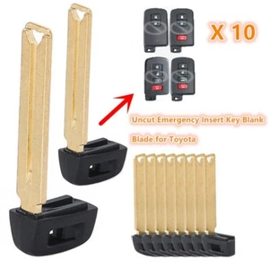 10X Uncut Emergency Insert Key Blank Blade for Toyota Avalon Camry RAV4 HYQ14FBA - Imagen 1 de 3