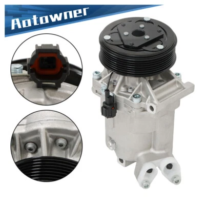 CO 11155C A/C Compressor + Clutch For Nissan Versa Nissan Tiida 2007-10 1.8L l4 - Изображение 1 из 4