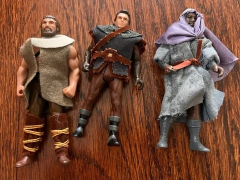 Kenner Robin Hood - Prince of Thieves,  Kevin Costner, 3 Action Figures- Vintage Cover